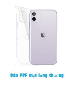 Dán PPF mặt lưng Iphone 11 Pskin chính hãng tốt nhất chống xước xịn