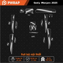 Dán PPF chống xước nội thất Geely Monjaro 2025