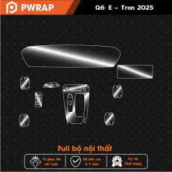 Dán PPF chống xước bảo vệ nội thất Audi Q6 E tron