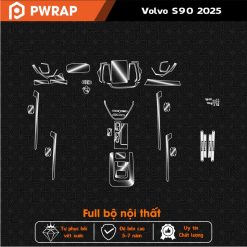 Dán PPF chống xước bảo vệ nội thất Volvo S90 2025
