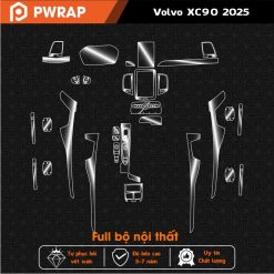 Dán PPF chống xước bảo vệ nội thất Volvo  XC90 2025