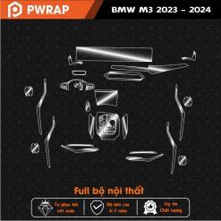 Dán PPF chống xước nội thất BMW M3 2023 - 2024