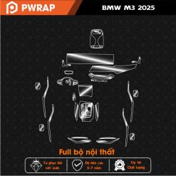 Dán PPF chống xước nội thất BMW M3 2025