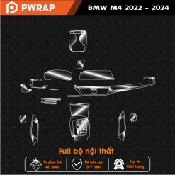 Dán PPF chống xước nội thất BMW M4 2022 - 2024